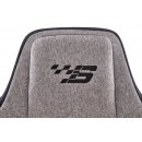 Кресло компьютерное HALMAR ALISTER серый/черный